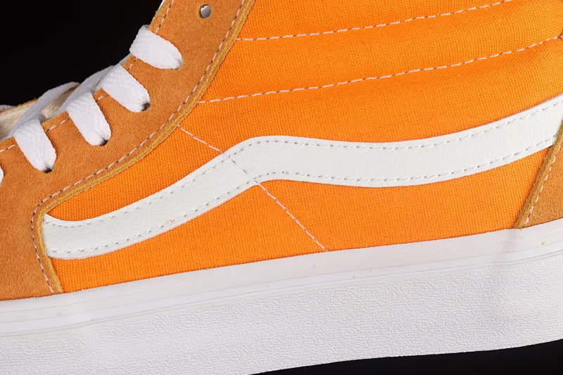 All categories Vans Vans series Vans Mid Vans China Vans Sk8-Mid Vans 2022 spring new orange soda mid-top skateboard shoes VN0A3WM360C
